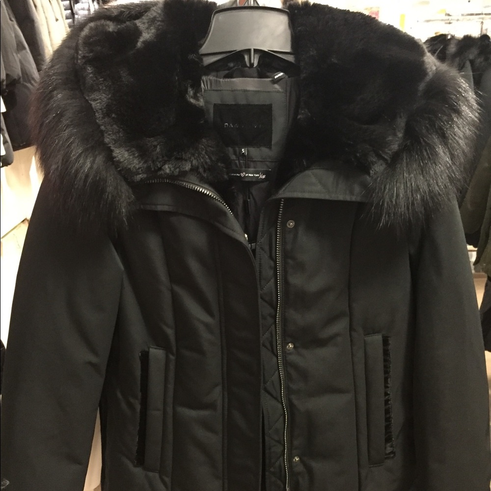 Luka Fitted Parka with Velvet and Fur Trim - Picture 7 of 8